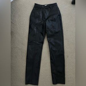 Aritzia Rebel Leather pants